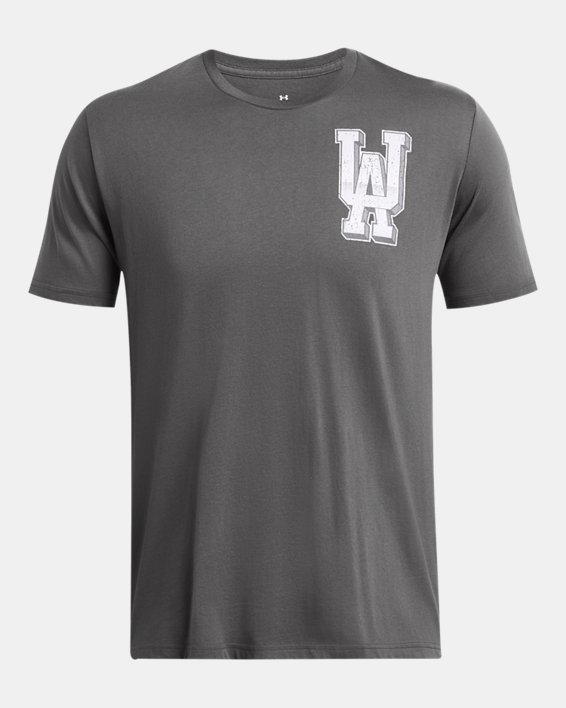 Men's UA Armour Chrome Short Sleeve in Gray image number 2